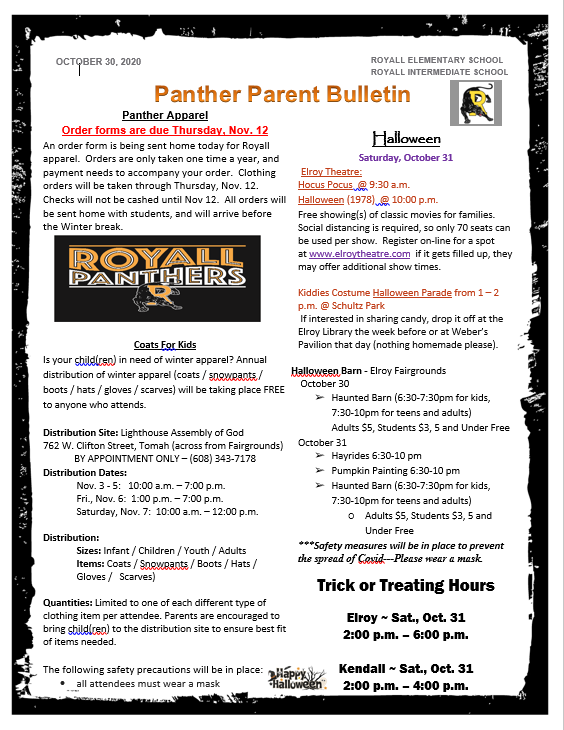 PARENT BULLETIN